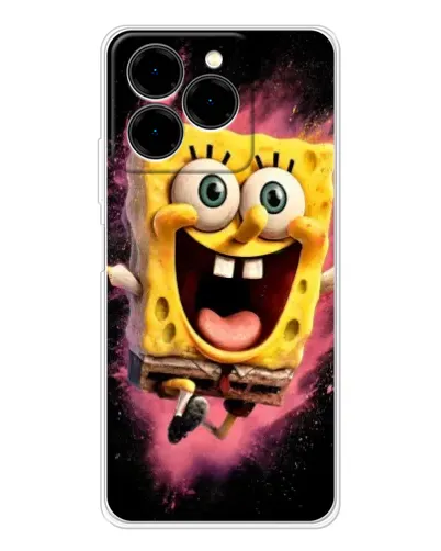 Чехол для Ulefone Note 20 Pro с картинкой «Взрывной Спанч Боб»