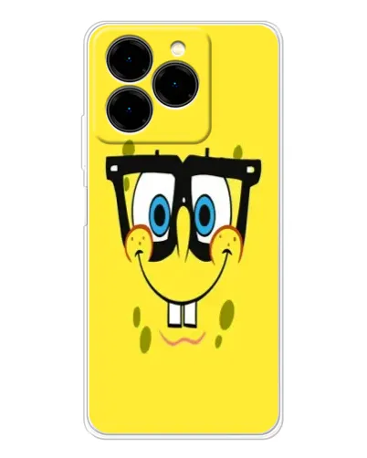 Чехол для Ulefone Note 20 Pro с картинкой «Минималистичный Спанч Боб» Чехол для Ulefone Note 20 Pro с картинкой «Минималистичный Спанч Боб»