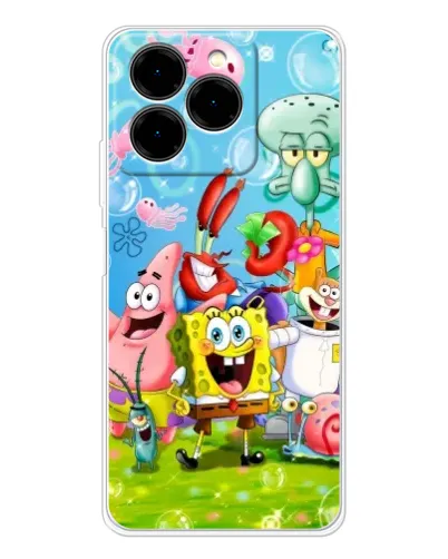 Чехол для Ulefone Note 20 Pro с картинкой «Губка Боб и друзья» Чехол для Ulefone Note 20 Pro с картинкой «Губка Боб и друзья»