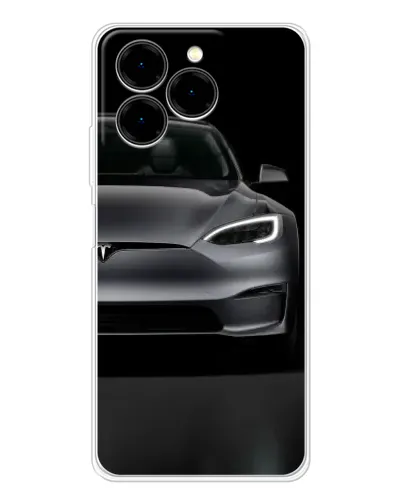 Чехол для Ulefone Note 20 Pro с картинкой «Tesla Model S Look»
