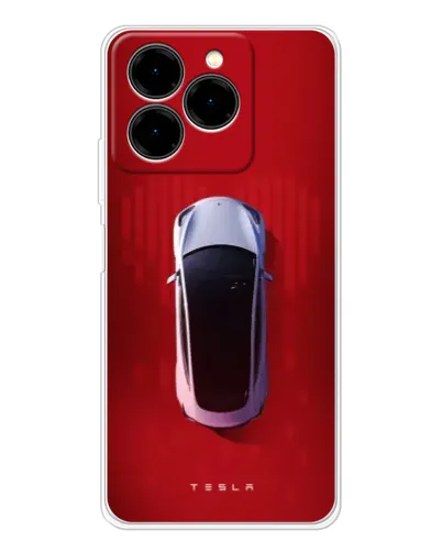 Чехол для Ulefone Note 20 Pro с картинкой «Tesla Top View»