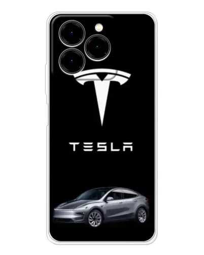 Чехол для Ulefone Note 20 Pro с картинкой «Tesla Model Y»