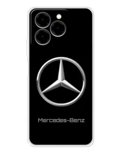 Чехол для Ulefone Note 20 Pro с картинкой «Mercedes Silver Logo»