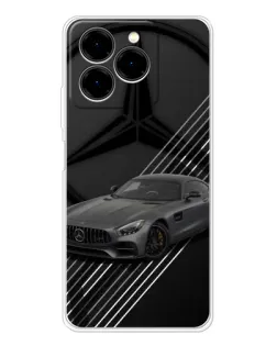 Чехол для Ulefone Note 20 Pro с картинкой «Mercedes AMG — графика»