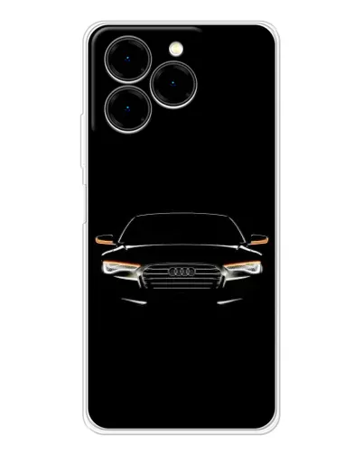 Чехол для Ulefone Note 20 Pro с картинкой «Audi — ночной контур»