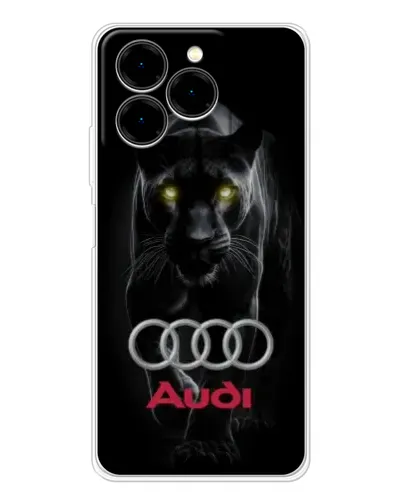 Чехол для Ulefone Note 20 Pro с картинкой «Пантера и Audi»