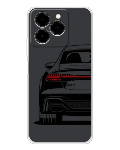 Чехол для Ulefone Note 20 Pro с картинкой «Задняя часть Audi — арт»