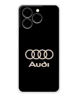 Чехол для Ulefone Note 20 Pro с картинкой «Audi — золотой логотип»