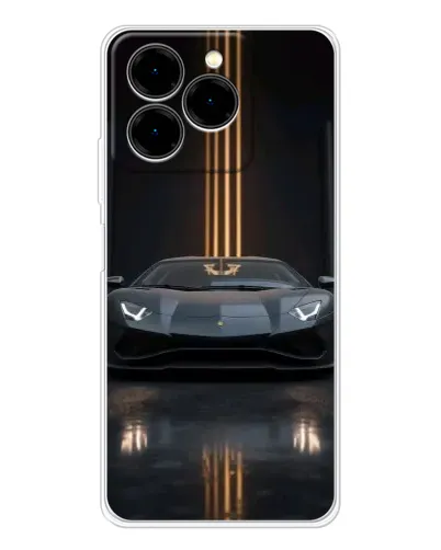 Чехол для Ulefone Note 20 Pro с картинкой «Lamborghini золотые линии» Чехол для Ulefone Note 20 Pro с картинкой «Lamborghini золотые линии»