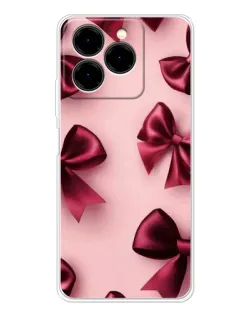 Чохол для Ulefone Note 20 Pro з картинкою «Бордовий атлас»
