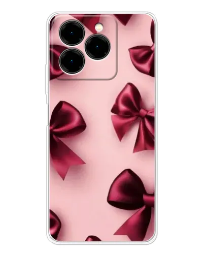 Чохол для Ulefone Note 20 Pro з картинкою «Бордовий атлас»