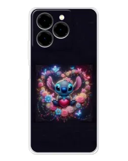 Чохол для Ulefone Note 20 Pro з картинкою «Stitch у квітах» Чохол для Ulefone Note 20 Pro з картинкою «Stitch у квітах»