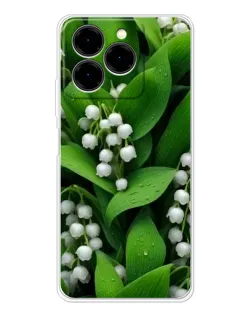 Чехол для Ulefone Note 20 Pro с картинкой «Ландыши в зелени»