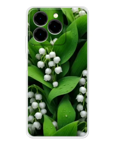 Чехол для Ulefone Note 20 Pro с картинкой «Ландыши в зелени»