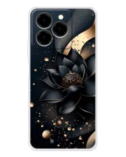 Чехол для Ulefone Note 20 Pro с картинкой «Черный лотос»
