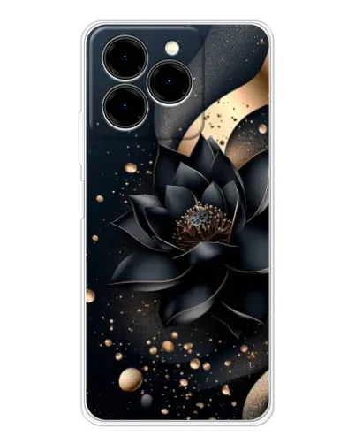 Чехол для Ulefone Note 20 Pro с картинкой «Черный лотос»