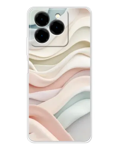 Чохол для Ulefone Note 20 Pro з картинкою «Пастельні ніжні хвилі»