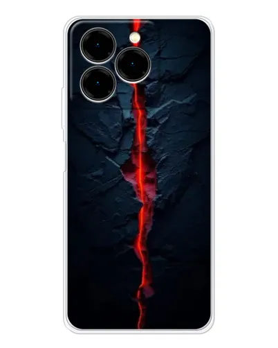 Чохол для Ulefone Note 20 Pro з картинкою «Червона лавова тріщина»