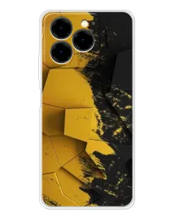 Чохол для Ulefone Note 20 Pro з картинкою «Золоті уламки геометрії»