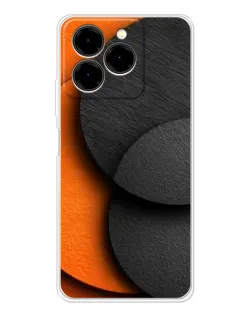 Чохол для Ulefone Note 20 Pro з картинкою «Геометрія помаранчевих кіл»