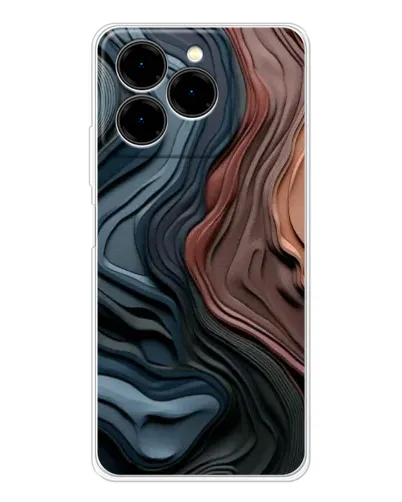 Чохол для Ulefone Note 20 Pro з картинкою «Кольорові хвилі каньйону»
