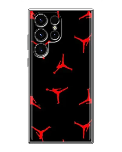 Чохол для Ulefone Note 22 з картинкою «Jordan Red Pattern»