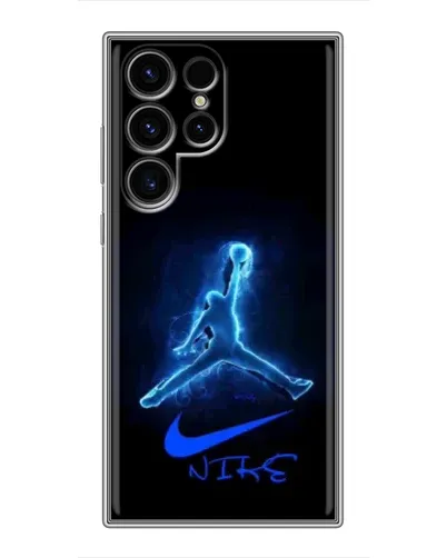 Чохол для Ulefone Note 22 з картинкою «Jordan Neon Blue»