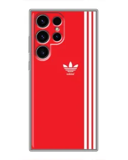 Чехол для Ulefone Note 22 с картинкой «Красный минимализм Adidas»