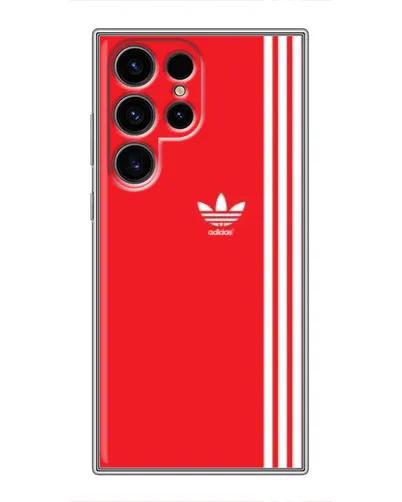 Чехол для Ulefone Note 22 с картинкой «Красный минимализм Adidas»
