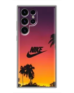 Чохол для Ulefone Note 22 з картинкою «Nike на заході сонця»