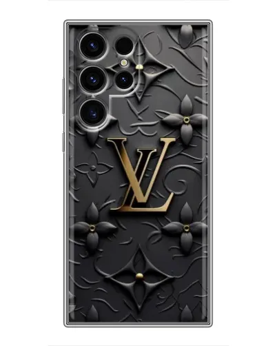 Чехол для Ulefone Note 22 с картинкой «Кожаная текстура LV»