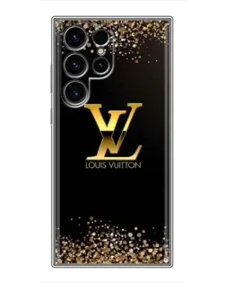 Чехол для Ulefone Note 22 с картинкой «LV — золотые искры»