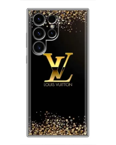 Чехол для Ulefone Note 22 с картинкой «LV — золотые искры»