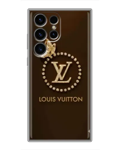 Чехол для Ulefone Note 22 с картинкой «LV — золотая печать»