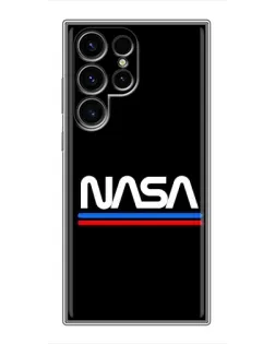 Чохол для Ulefone Note 22 з картинкою «NASA — класика Red Blue»