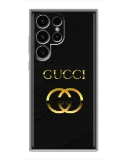 Чохол для Ulefone Note 22 з картинкою «Золотий логотип Gucci»