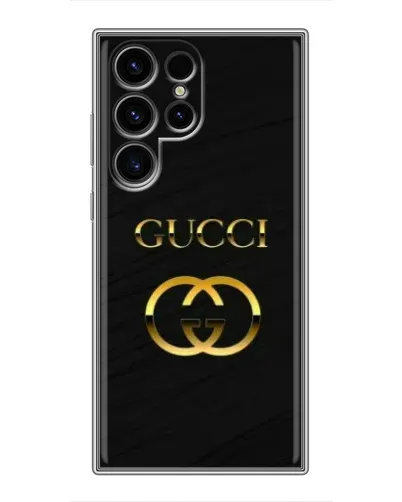 Чохол для Ulefone Note 22 з картинкою «Золотий логотип Gucci»