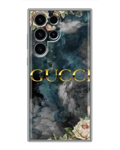 Чохол для Ulefone Note 22 з картинкою «Абстрактні квіти Gucci»
