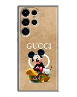 Чохол для Ulefone Note 22 з картинкою «Міккі Маус Gucci — крафт»