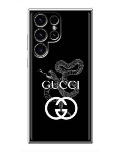 Чохол для Ulefone Note 22 з картинкою «Gucci — срібна змія»