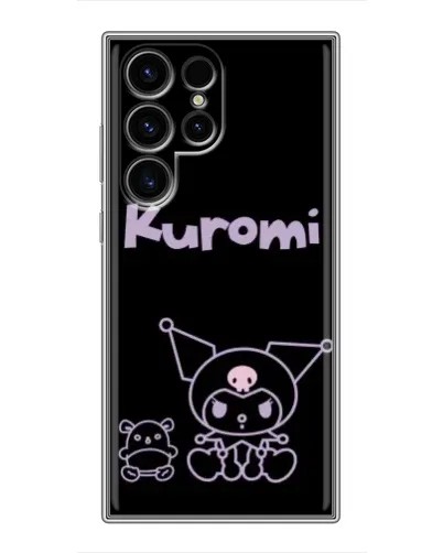 Чохол для Ulefone Note 22 з картинкою «Kuromi — чорний мінімалізм»