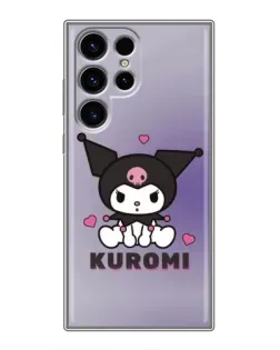 Чохол для Ulefone Note 22 з картинкою «Kuromi — фіолетовий арт»