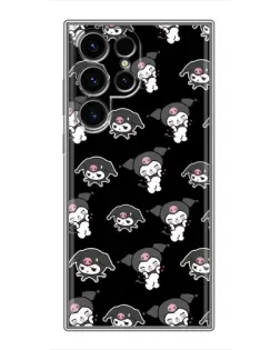 Чохол для Ulefone Note 22 з картинкою «Чорний паттерн Kuromi»