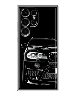 Чохол для Ulefone Note 22 з картинкою «Темний силует BMW»