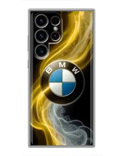 Чохол для Ulefone Note 22 з картинкою «Золотистий дим BMW»