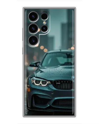 Чохол для Ulefone Note 22 з картинкою «BMW у вогнях міста»