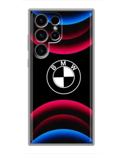 Чохол для Ulefone Note 22 з картинкою «Логотип BMW та неонові дуги»