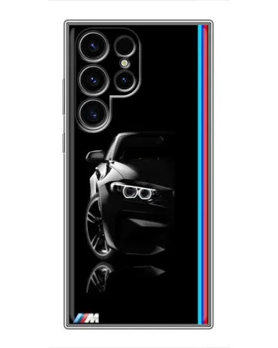Чохол для Ulefone Note 22 з картинкою «Силует BMW в темряві»