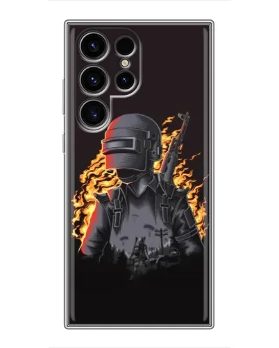 Чохол для Ulefone Note 22 з картинкою «PUBG — вогняний силует» Чохол для Ulefone Note 22 з картинкою «PUBG — вогняний силует»