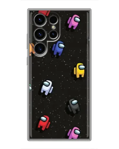 Чохол для Ulefone Note 22 з картинкою «Космічний патерн Among Us»
